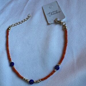 Fashion Jewelry Orange Beaded Bracelet